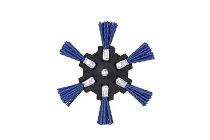 Century Drill & Tool 77343 Nylon Abrasive Flap Brush, 4", Fine - size: 4" Fine