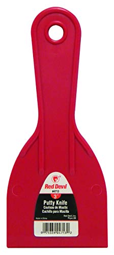 Red Devil 4718 3-Piece Plastic Putty Knife Set, Scraper Tool, Spackle & Paint, 1-Pack - size: 3 Piece Set (1 Pack)