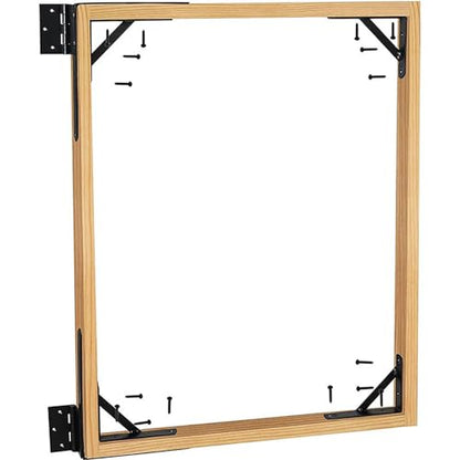 ZJCHBL 2 Set Anti Sag Gate Kit, Heavy Duty Gate Latch Corner Brace Bracket No Sag Kit for Shed Doors, Wooden Fences, Driveway Gates, Corral Gates, Wood Windows