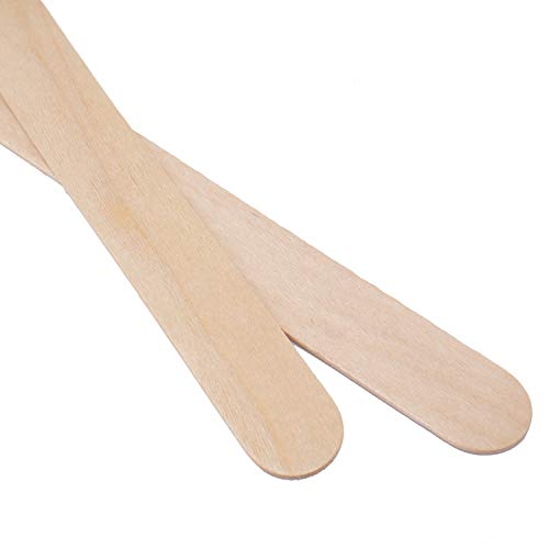 Hedume 1200 Pack Large Wide Wax Sticks, Wood Wax Spatula Applicator, Body Hair Removal Craft Sticks Applicator Spatula - size: 600 Count (Pack of 2)