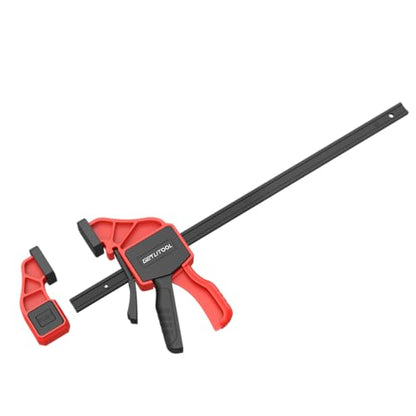 GETLITOOL 2PCS 12-Inch Bar Clamps for Woodworking 165LBS Clamping Force