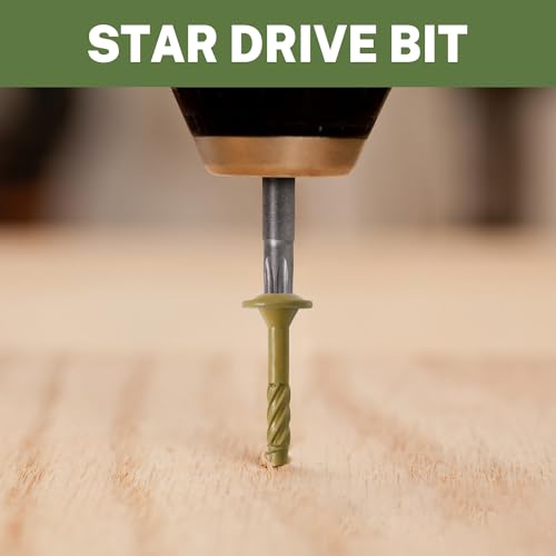 LIONMAX Lag Screws 8 Inch, Timber Screws #14 x 8, 50-PCS, Bronze - color: Bronze, size: #14 x 8"