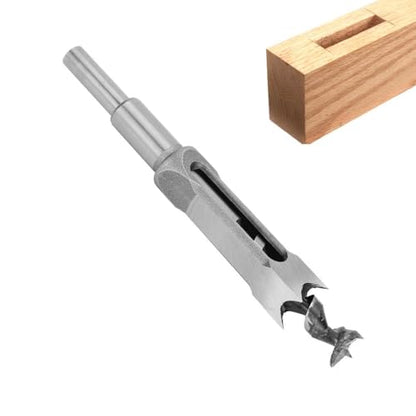 Square Mortise Drill Bit, 20mm Carbon Steel Chisel Cutter Tool