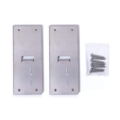 Step2 Mail Post Extender Bracket, Attach to Wood Post, Wood Post Not Included, Silver
