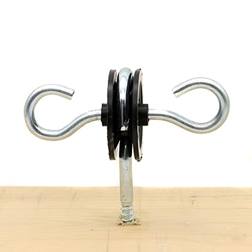 12 Pcs Farm Electric Fence Gate Handle Anchors, Black