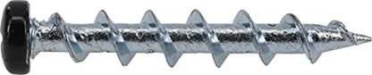 Hillman Borefast Drywall Anchors, 1-1/2in Pan Head, 75 Pack, Black - color: Black