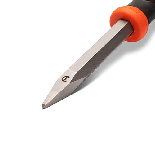 Crescent 3/4" x 12"Bull Point Chisel with Handguard - CBPC34H - style: Bull Point