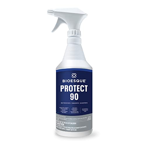Bioesque Protect 90, Bacteriostatic, Fungistatic, Algaestatic Formula, Effective Against Mold, Mildew, Algae, & Odor Causing Bacteria, 32 Fluid Ounce (Pack of 12) - size: 32 Fl Oz (Pack of 12)