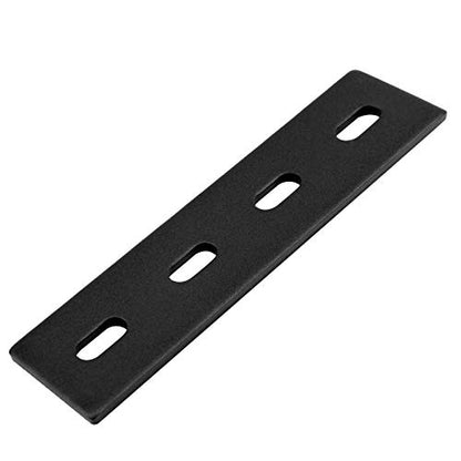 10 Pack Flat Mending Plates, Slots for 1/4" Bolts,5/32" Thick - size: 6" x 1-1/2"