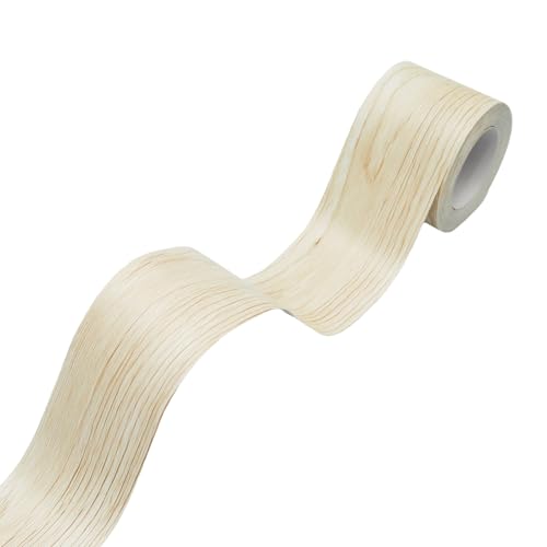 Lilaly 2 inches x 32 feet Wood Grain Repair Tape,Wood Grain Tape,Widely Used for Tables, Doors, Floor and DIY(White Maple) - color: White Maple