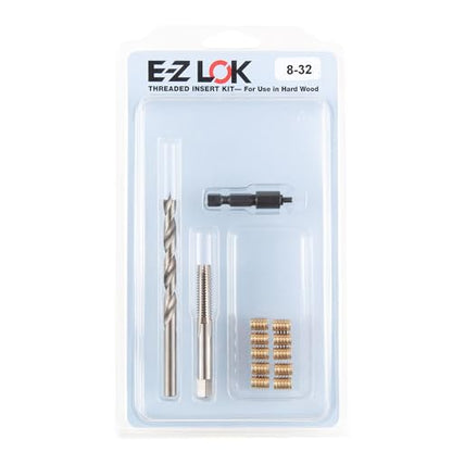 E-Z LOK Thread Repair Kit, 8-32 - size: 8-32, style: Brass