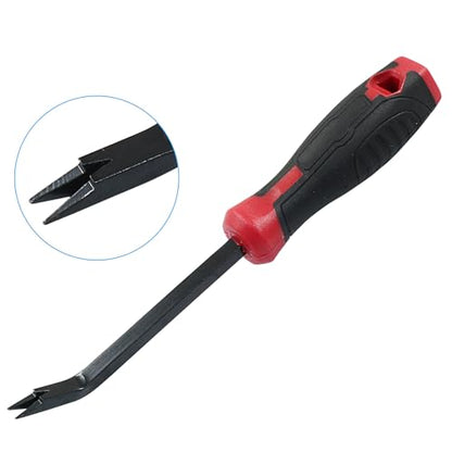 Black & Red Heavy Duty Staple Puller Tool - color: Black & Red, size: 7.9"