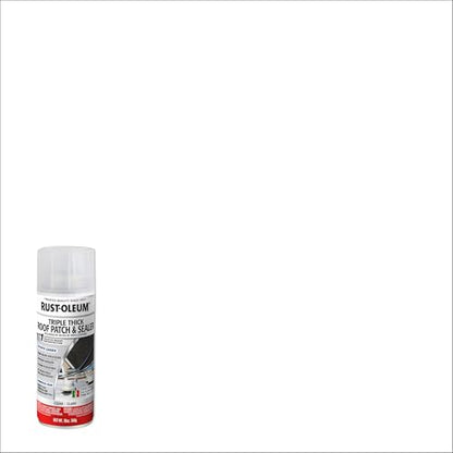 Rust-Oleum Triple Thick Roof Patch and Sealer Spray, 13 oz, Clear - color: Clear