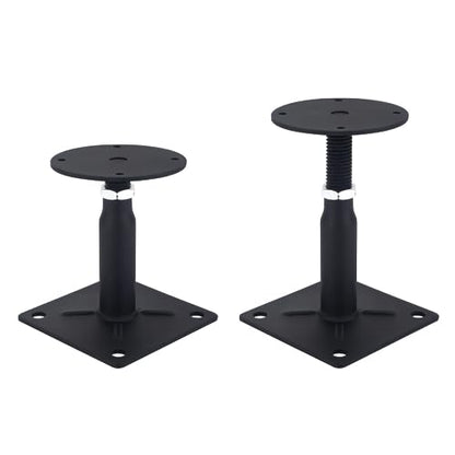 2 Pack Adjustable Floor Jack 4" to 7", Mini Screw Jack, RV Step Stabilizer for Leveling - size: 2 Pack 4-7 inch
