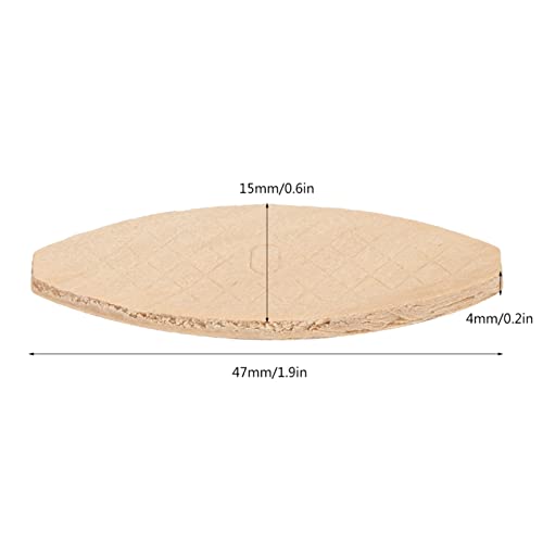 Number 0 Beech Wood Joining Biscuits 100Pcs Board Docking Tool for Woodworking Joints Cabinet Making and Furniture Repair - size: 0#