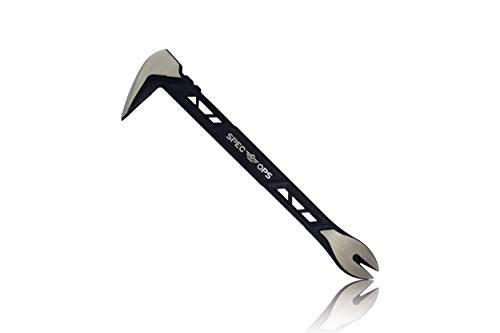 Spec Ops Tools Nail Puller Cats Paw Pry Bar for Prying, Demolition & Nail Pulling, High-Carbon Steel, 10 Inch - size: 10 inClaw Bar