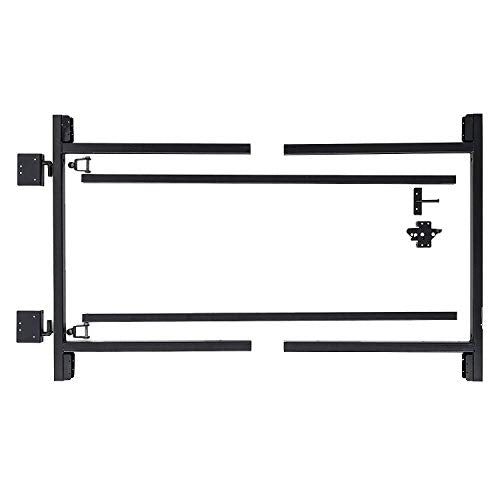 Adjust-A-Gate Steel Frame Anti Sag Adjustable Gate Building Kit with Patented Truss Cable System and Telescoping Bars, 2 Pack - size: 60"-96" wide openings, 3'-4' high