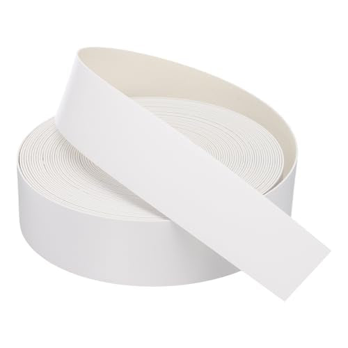 MECCANIXITY White Edge Banding 50 ft x 1-3/4 Inch Veneer Tape Pre-glued Flexible Plywood Edge Banding with Hot Melt Adhesive for Furniture Restoration - size: 50 ft x 1-3/4 Inch