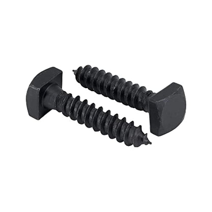 Rustic Black Exterior Square Lag Screws 5/16" x 1-1/2" Ruspert Weatherproof Coating by Makers Bolt (25 Pieces) - size: 5/16" x 1-1/2", style: Black Ruspert Coating (Outdoor Use)