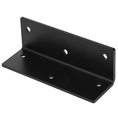 2 PCS 9"x3" Heavy Duty L Angle Bracket, Stair Stringer Hanger, 3/16" Thick