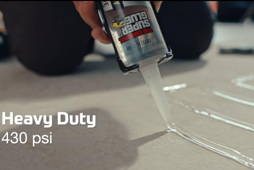 Total Tech, Clear, 9.8oz Cartridges, Heavy-Duty Construction Adhesive & Sealant Caulk, Flexible, All-Weather, Watertight, UV-Resistant, High Strength, Instant Grab, Ideal for Pools, Sinks, Bathtubs - color: Clear