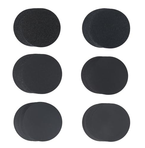 6 Specifications 60 Pcs 5 Inch Wet and Dry Hook and Loop Sanding Discs Sandpaper for Random Orbital Sander, 80/120/240/400/800/1200 Grit - style: Mixed Packing 6-10W
