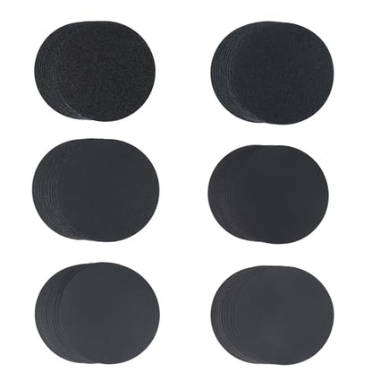 6 Specifications 60 Pcs 5 Inch Wet and Dry Hook and Loop Sanding Discs Sandpaper for Random Orbital Sander, 80/120/240/400/800/1200 Grit - style: Mixed Packing 6-10W