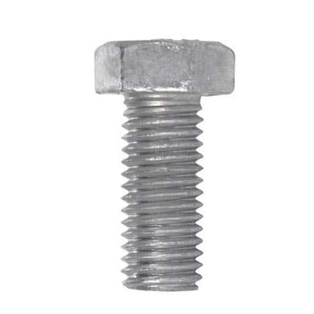 1/2"-13 x 3/4" Hex Machine Bolts, A307, Hot Dip Galvanized, 500 Pack