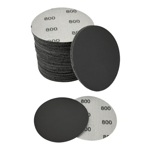 3 Inch Sanding Discs, 50pcs 800 Grit Silicon Carbide Sandpaper - style: Grit 800