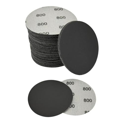 3 Inch Sanding Discs, 50pcs 800 Grit Silicon Carbide Sandpaper - style: Grit 800
