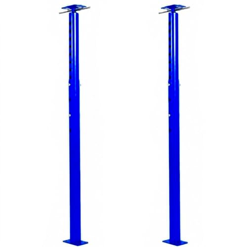 OUTLANE House Floor Jacks, 2 Pack 53"-93" Adjustable Jack Post 18000 LBS - color: Blue, size: 53"-93"