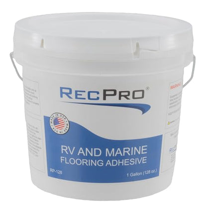 RecPro RV Roll On Floor Adhesive | Marine Grade | Water-Based | 1 Gallon - size: 1 Gallon