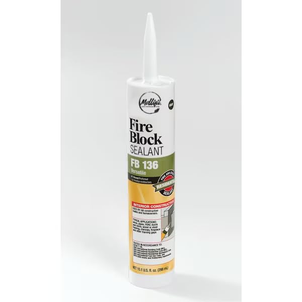 Fire Barrier Sealant, 10.1 oz., Gray