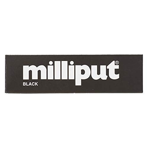 Milliput Medium Fine 2-Part Self Hardening Putty, Black, MPP-5, 4oz Pack