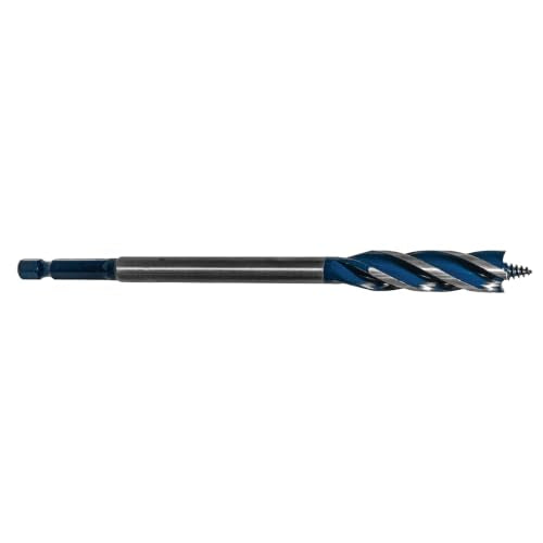 Century Drill & Tool 38636 Speed Cut Auger Bit, 9/16", Overall Length: 6" - size: 9/16 Inch x 6 Inch