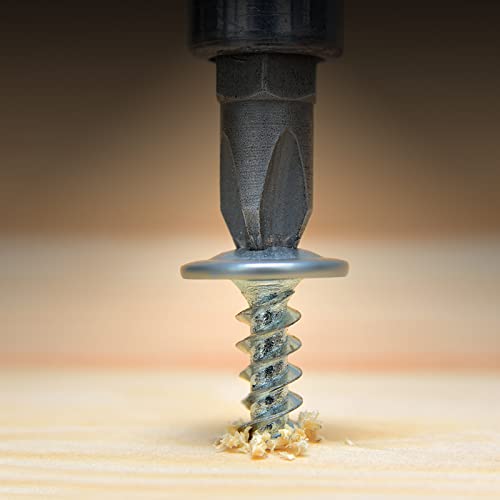 LONTAN 100 Pack #8 x 1/2" Phillips Truss Head Screws