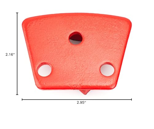 6PCS Trapezoid Diamond Grinding Disc, 30 Grit Metal Bond Floor Grinding Pad for Concrete Grinders – Concrete Floor Grinder Disc