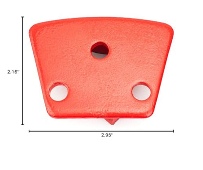 6PCS Trapezoid Diamond Grinding Disc, 30 Grit Metal Bond Floor Grinding Pad for Concrete Grinders – Concrete Floor Grinder Disc