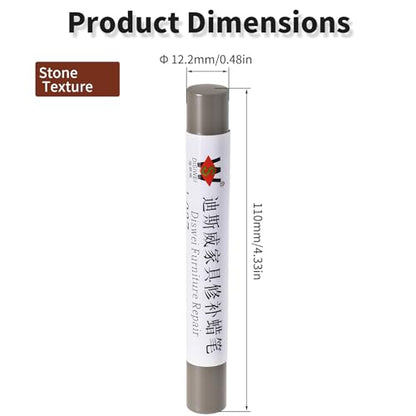 Wood Filler Sticks, Stone Texture, Scratch Repair Crayons - color: Stone Texture