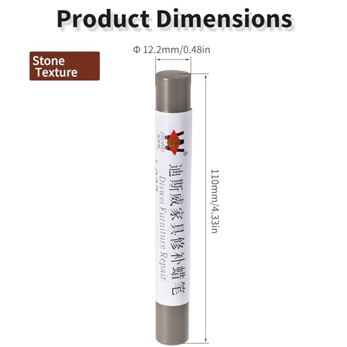 Wood Filler Sticks, Stone Texture, Scratch Repair Crayons - color: Stone Texture