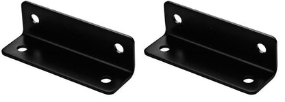 National Hardware N351-484 1212BC Corner Brace in Black Finish (Pack of 2) - size: 1.6 x 5 x 1/8 (Pack of 2)