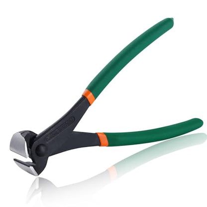 SPEEDWOX 8-Inch End Cutting Pliers Nail Puller End Cutting Nippers Nail Remover Tools Staple Puller Nippers Tool Nail Puller Tool For Carpenter Wire Cutting End Snips For Pulling Nails Cutting Wires - size: 8"