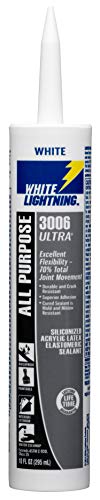 3006 Ultra All Purpose Elastomeric Sealant White - color: White, size: 10 Ounce