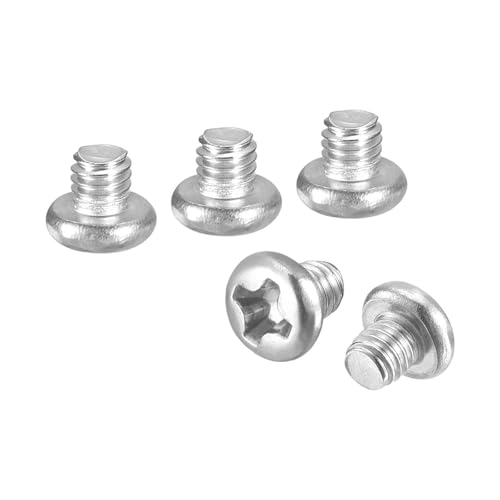 DTGN M3-0.5x3 Phillips Pan Head Machine Screws 304 Silver 50pcs - color: Silver, size: M3-0.5x3mm