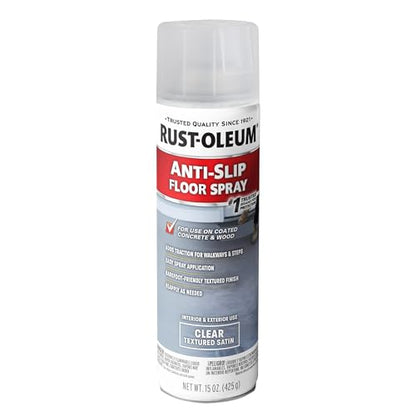 Rust-Oleum Clear Anti-Slip Floor Spray - size: 15 Fl Oz (Pack of 1)