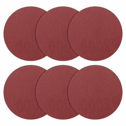 DTGN 2In 2000Grit Hook and Loop Sanding Disc 10Pcs Red Aluminum Oxide - color: Red, size: 2 Inch(2000 Grit)