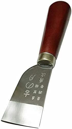 DUJISO Leather Working Knife with Wooden Handle - DIY Leathercraft Cutting