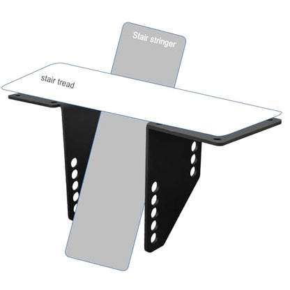DIY Floating Stair Riser Brackets, 1 Piece