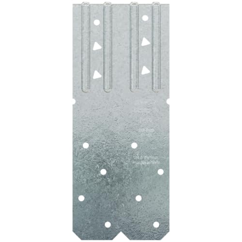 Simpson Strong-Tie DSPZ DSP 18-Gauge ZMAX Galvanized Double-Stud Plate Tie (Pack of 100)