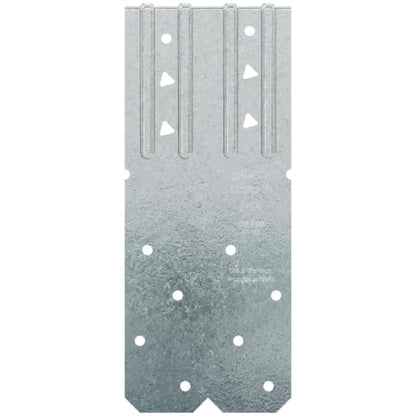 Simpson Strong-Tie DSPZ DSP 18-Gauge ZMAX Galvanized Double-Stud Plate Tie (Pack of 100)